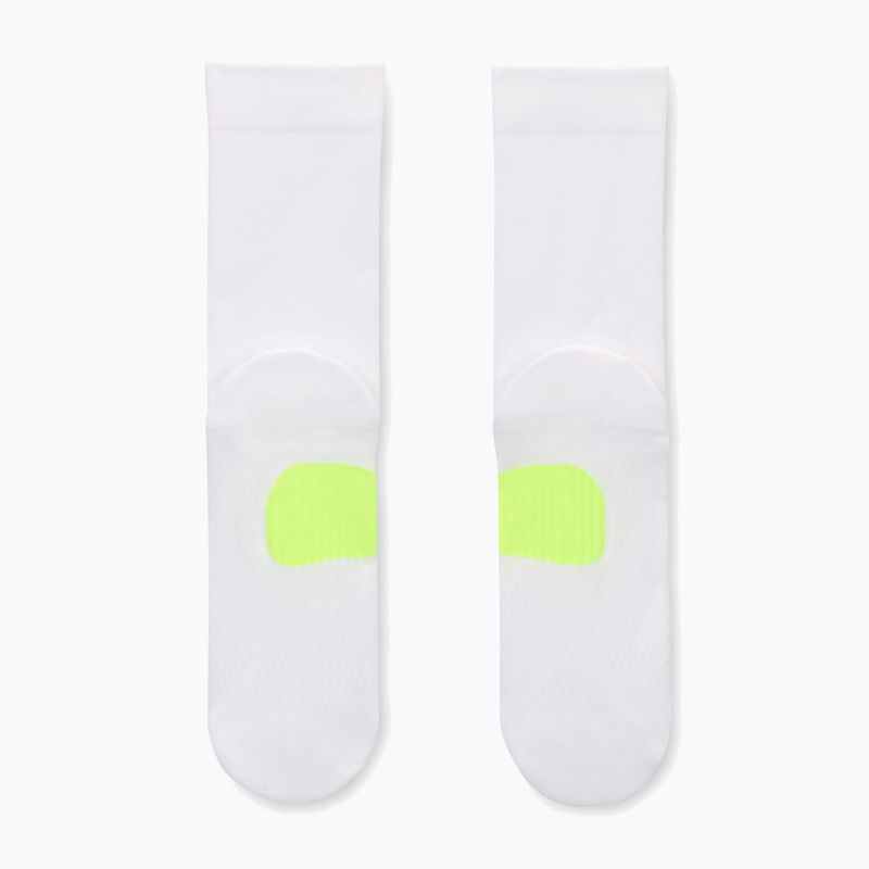 Calzini Nike Running Midweight Crew white/volt/black 3