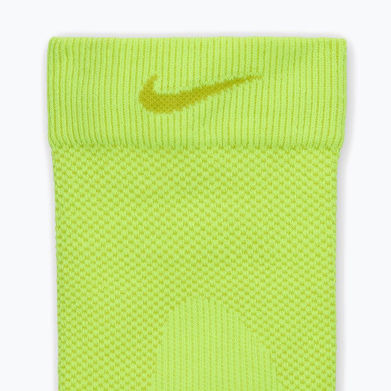 Calzini Nike Running Lightweight Micro Crew volt/bright cactus/black/bright cactus 4