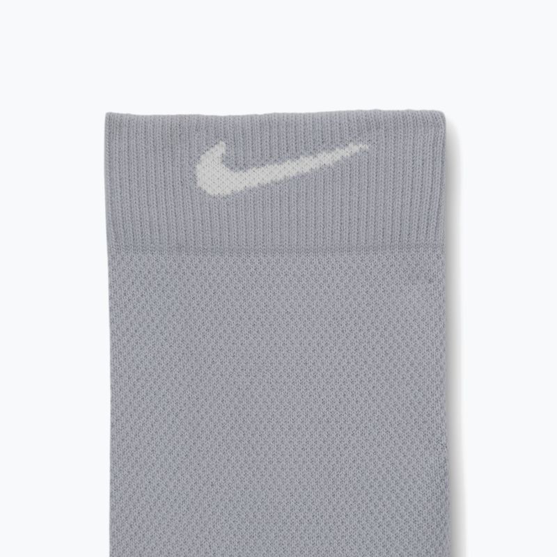 Calzini Nike Running Midweight Crew light smoke grey/pure platinum/white 4