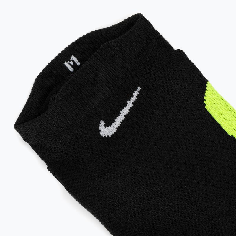 Calzini Nike Running Midweight No-Show black/smoke grey/white 3
