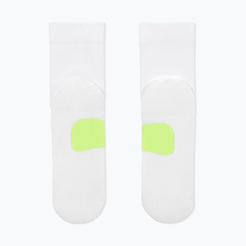 Calzini Nike Running Midweight Micro Crew white/volt/black 3