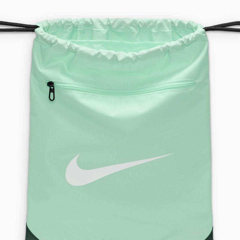Nike Brasilia 9,5 18 l menta schiuma / nero / bianco borsa 3