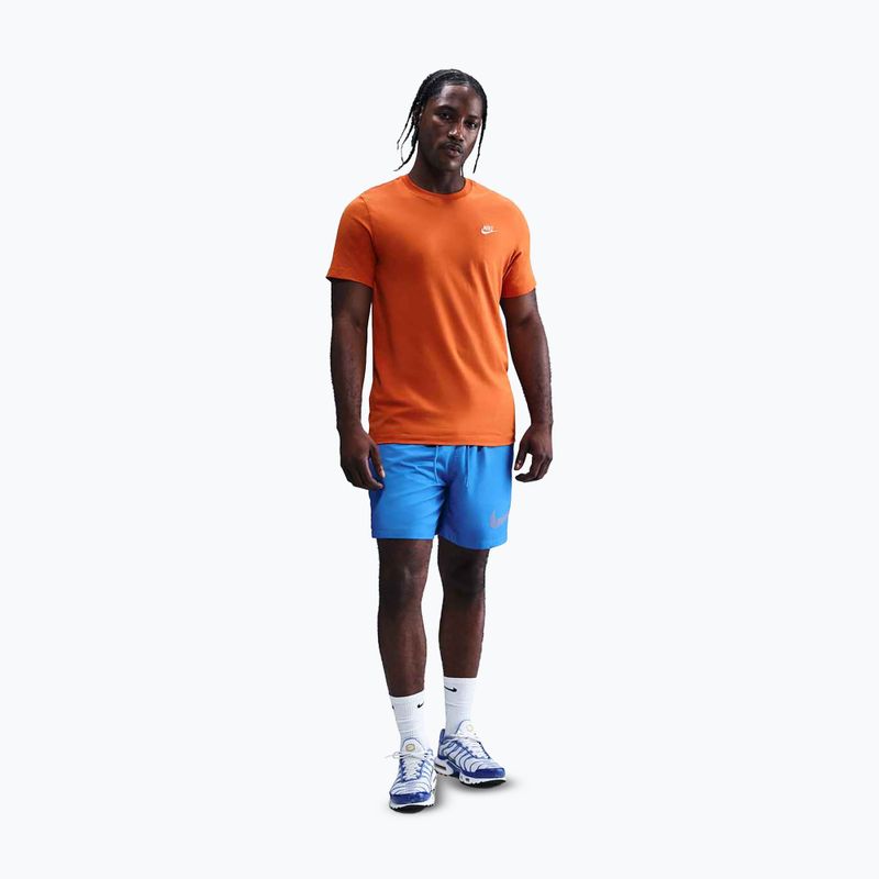 T-shirt uomo Nike Sportswear Club campfire orange 2