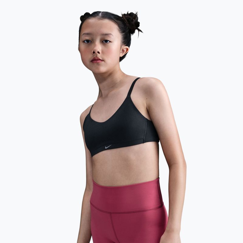 Reggiseno da bambina Nike Alate black/white 4