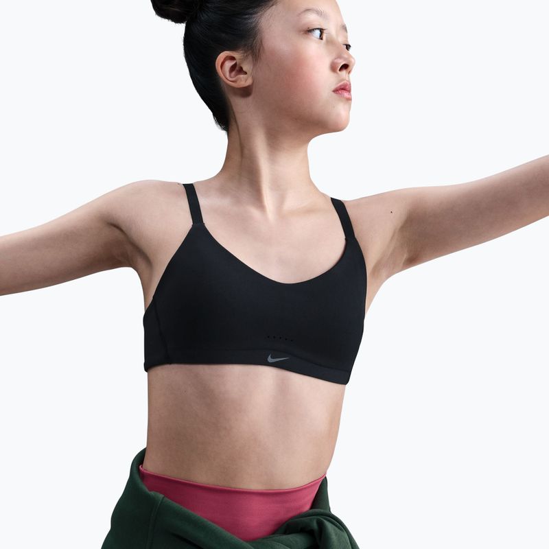 Reggiseno da bambina Nike Alate black/white 5