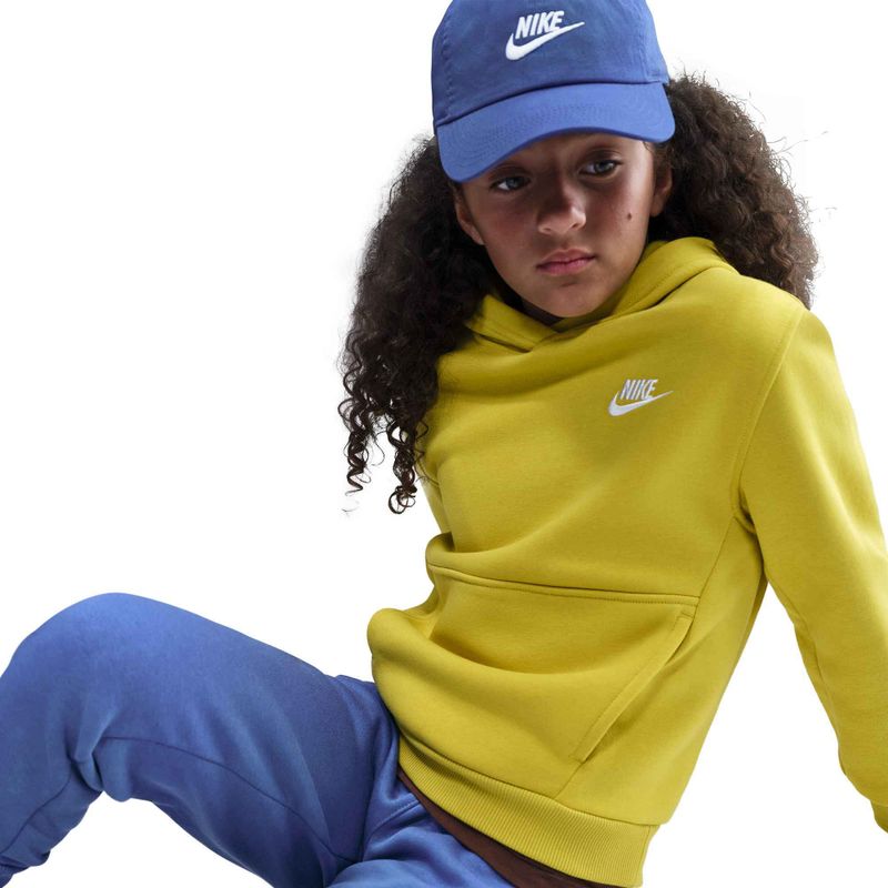 Pantaloni da bambino Nike Sportswear Club Fleece blu cometa/bianco 2