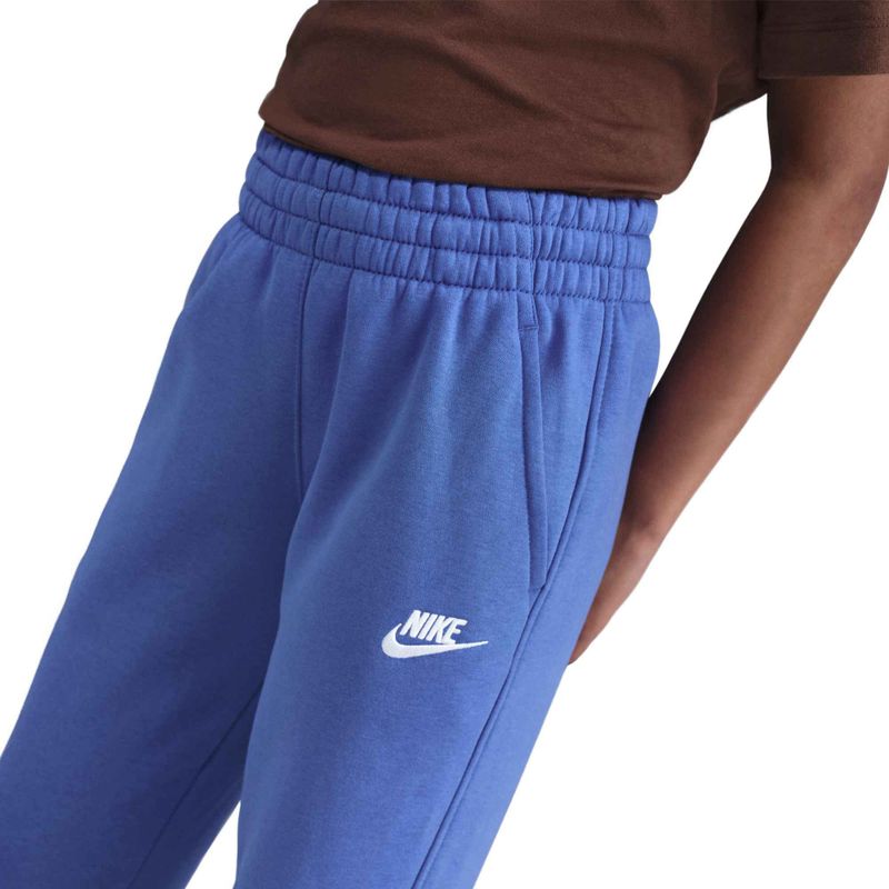 Pantaloni da bambino Nike Sportswear Club Fleece blu cometa/bianco 5