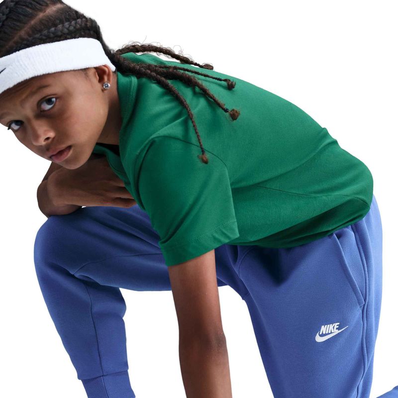 Pantaloni da bambino Nike Sportswear Club Fleece blu cometa/bianco 6