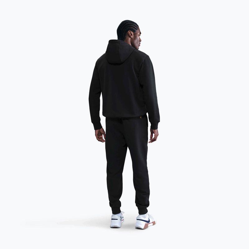 Felpa da tennis uomo Nike Court Dri-Fit Heritage French Terry Hoodie black/anthracite 3