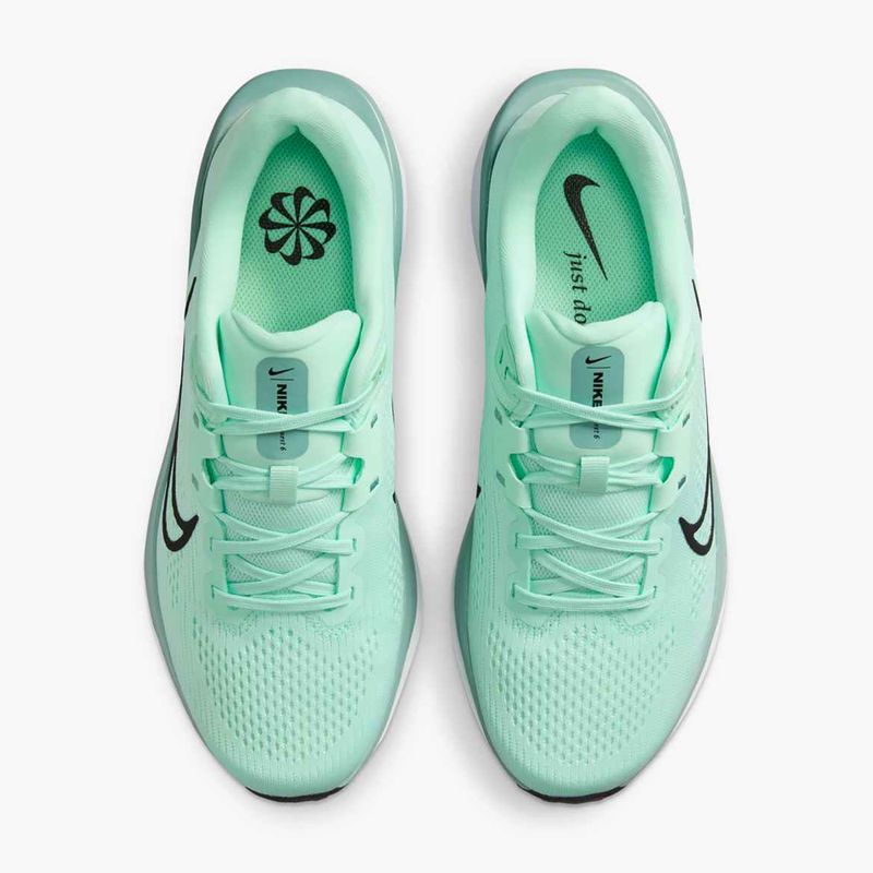 Nike Quest 6 donne scarpe da corsa mint schiuma / nero / cannone / bianco 7
