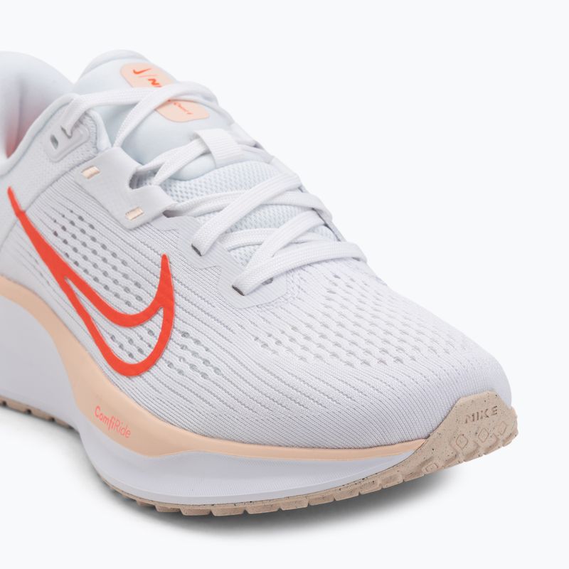 Nike Quest 6 donne scarpe da corsa bianco / bright crimson / lavato coral 7
