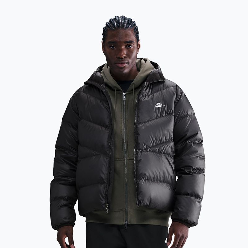 Piumino uomo Nike Windrunner black/black/white