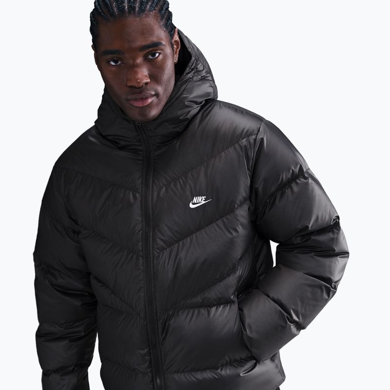 Piumino uomo Nike Windrunner black/black/white 4