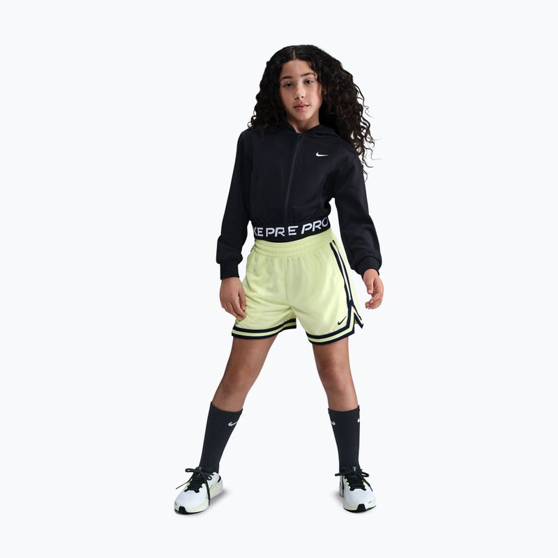 Felpa bambini Nike Pro Fleece black/black/black/white 2