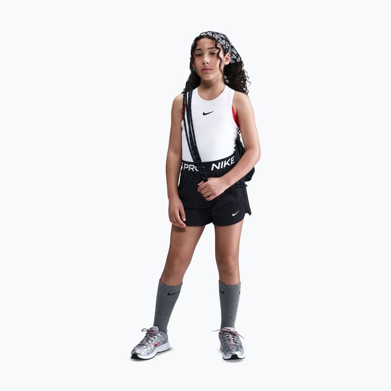 Pantaloncini bambini Nike Pro Fleece black/black/black/white 2