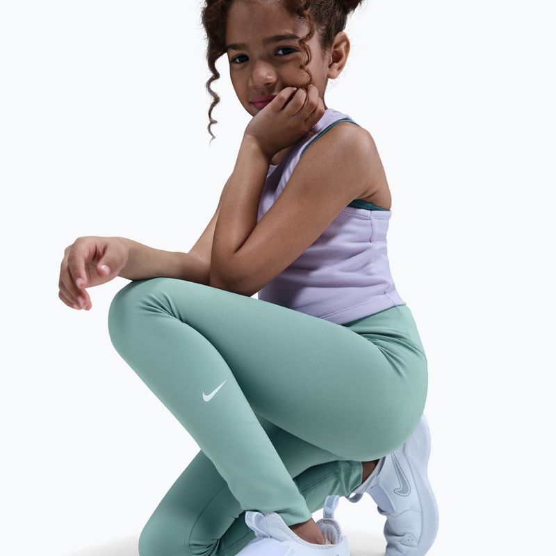 Leggings per bambini Nike One Dri-Fit High-Waisted cannon/white 8