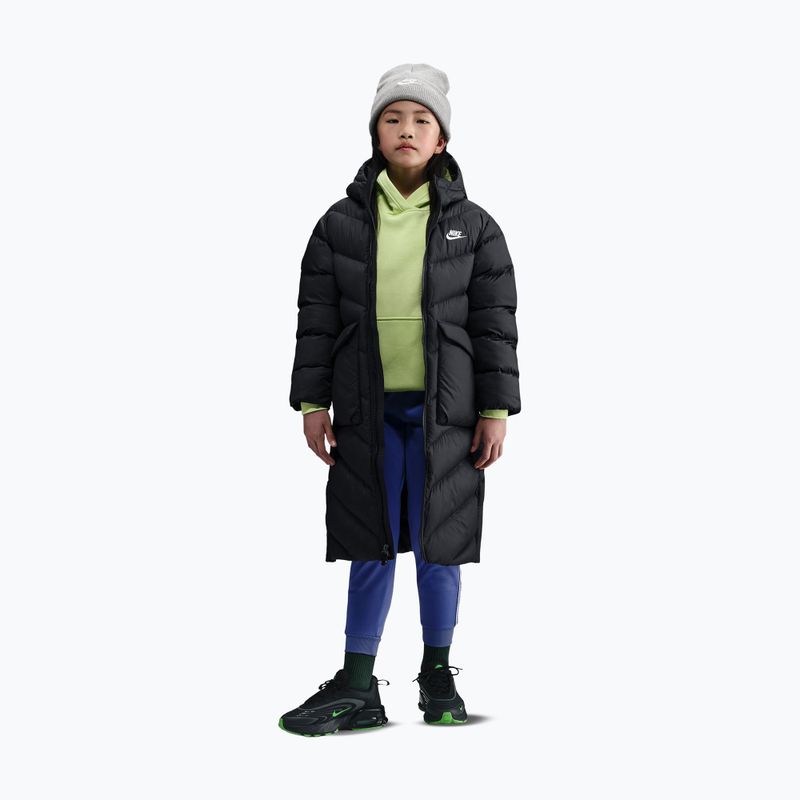 Cappotto imbottito bambino Nike Sportswear All Day Play black/white 4