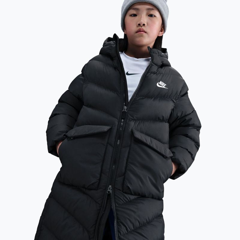 Cappotto imbottito bambino Nike Sportswear All Day Play black/white 6