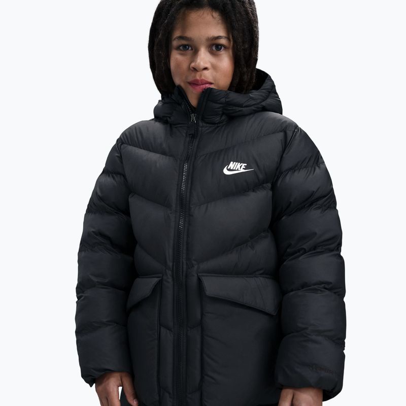 Cappotto imbottito bambino Nike Sportswear All Day Play black/white 7