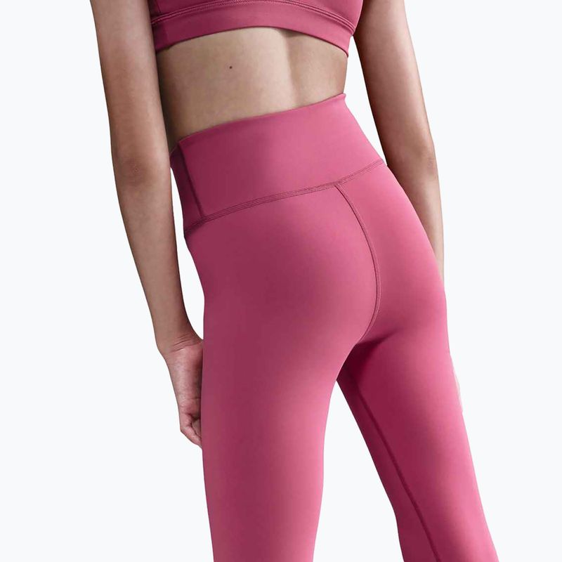Leggings bambini Nike One Dri-Fit High-Waisted sweet beet/white 4