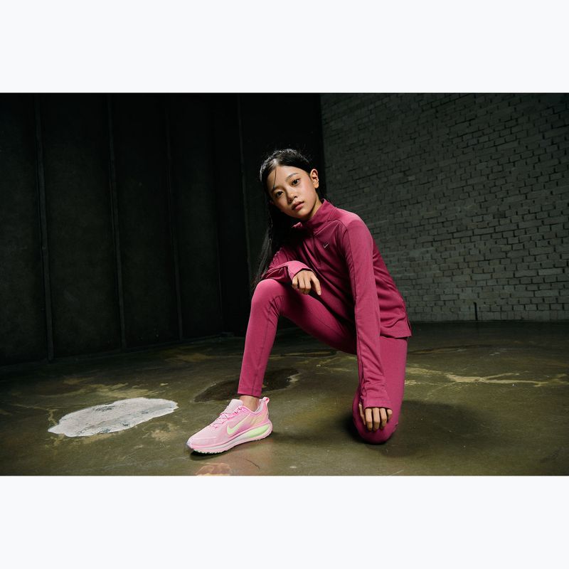 Leggings bambini Nike One Dri-Fit High-Waisted sweet beet/white 9