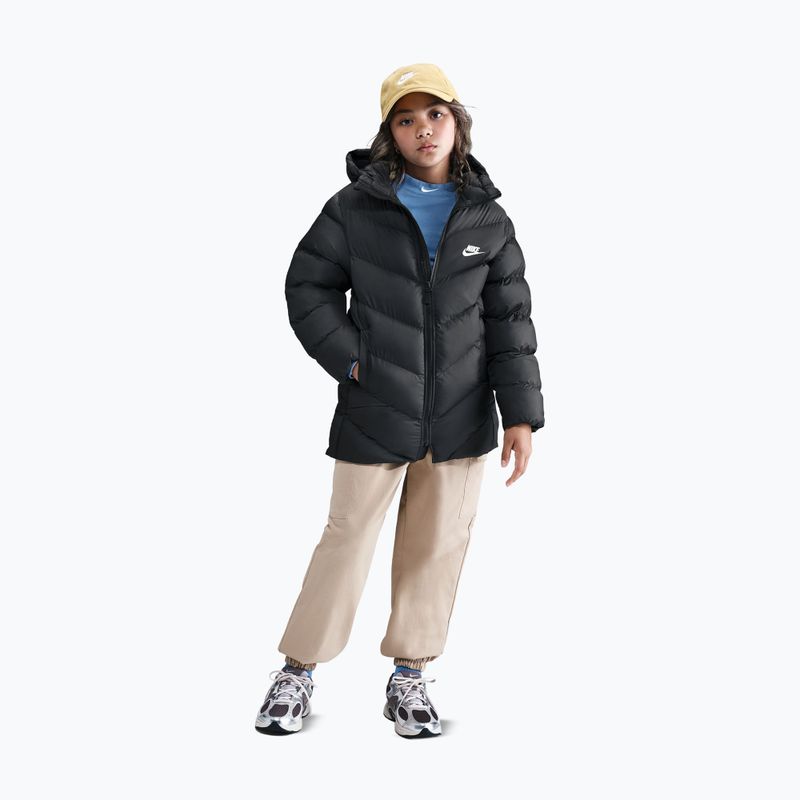 Giacca imbottita per bambini Nike Sportswear All Day Play black/white 3