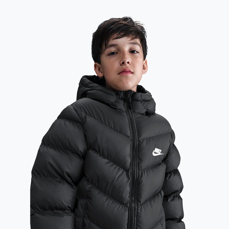 Giacca imbottita per bambini Nike Sportswear All Day Play black/white 6