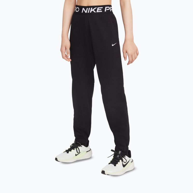 Pantaloni per bambini Nike Pro Fleece black/black/black/white