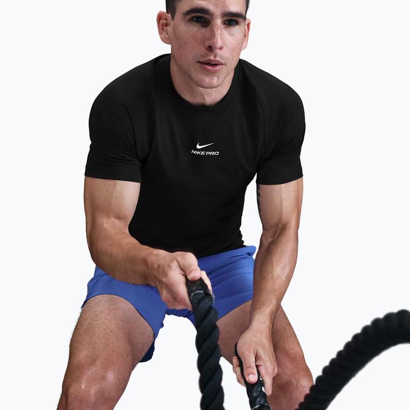 Maglia da allenamento uomo Nike Pro Training Dri-Fit black/white 5