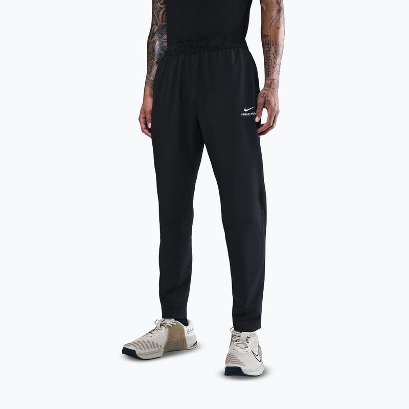 Pantaloni da uomo Nike Pro Training Dri-Fit neri/bianco