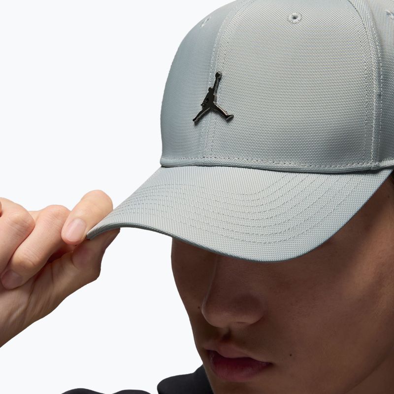 Cappellino con visiera Nike Jordan Rise Structured Metal Jumpman light smoke grey/R511 10