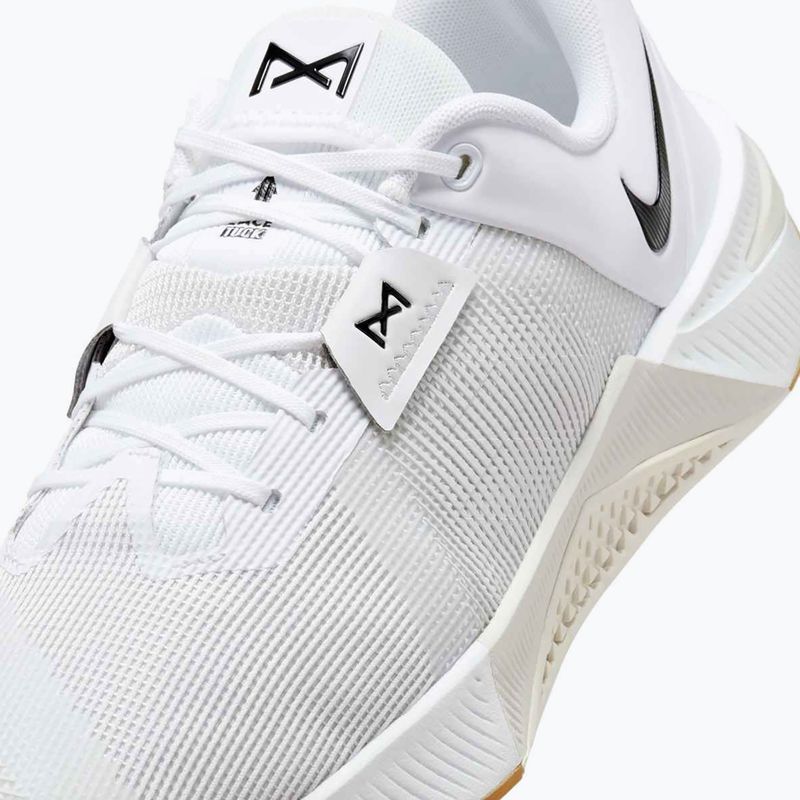 Scarpe per sollevamento pesi uomo Nike Metcon 10 white/platinum tint/black 8