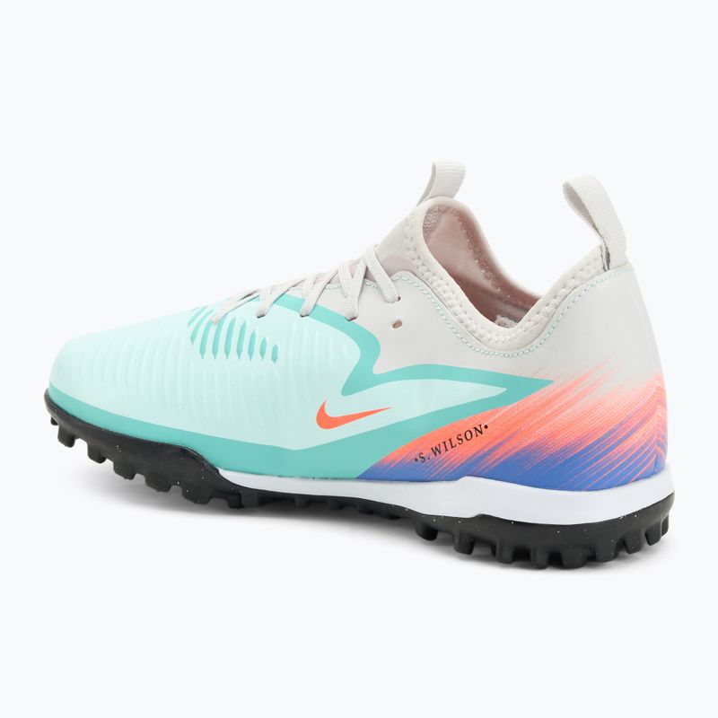 Scarpe da calcio junior Nike United Phantom 6 Low Academy Jr TF pistachio frost/hyper orange 3