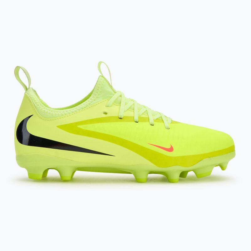 Scarpe da calcio junior Nike Phantom 6 Low Academy FG/MG Jr hyper crimson/limelight/black 2