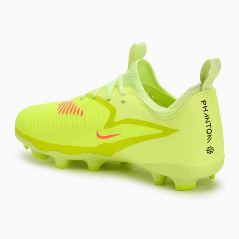Scarpe da calcio junior Nike Phantom 6 Low Academy FG/MG Jr hyper crimson/limelight/black 3
