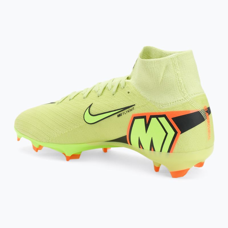 Scarpe da calcio uomo Nike Mercurial Superfly 10 Pro FG limelight/hyper crimson/volt 3