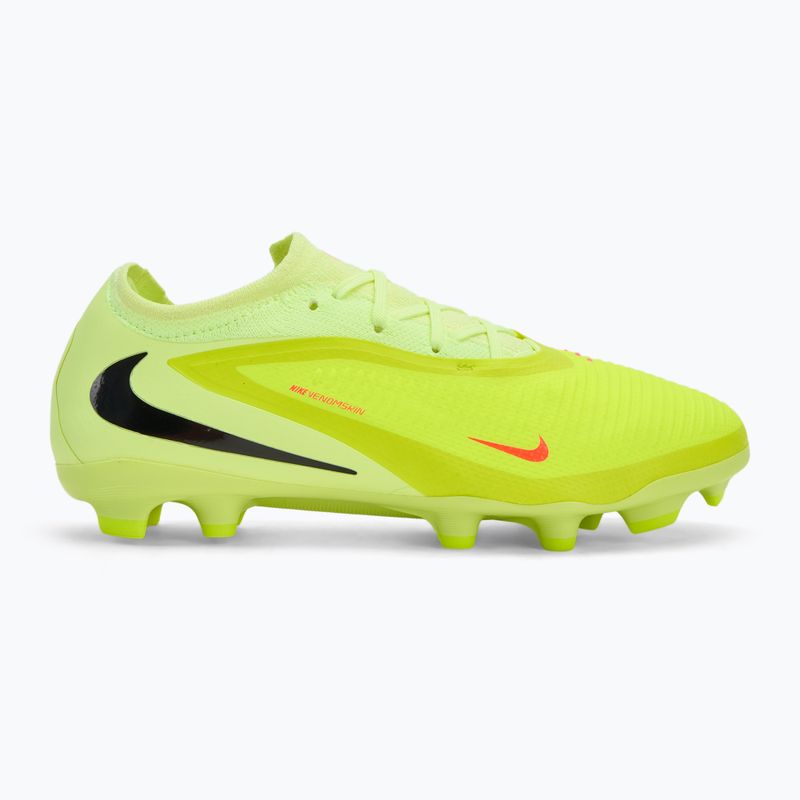 Scarpe da calcio junior Nike Phantom 6 Low Pro FG/MG Hyper Crimson/Limelight/Black 2