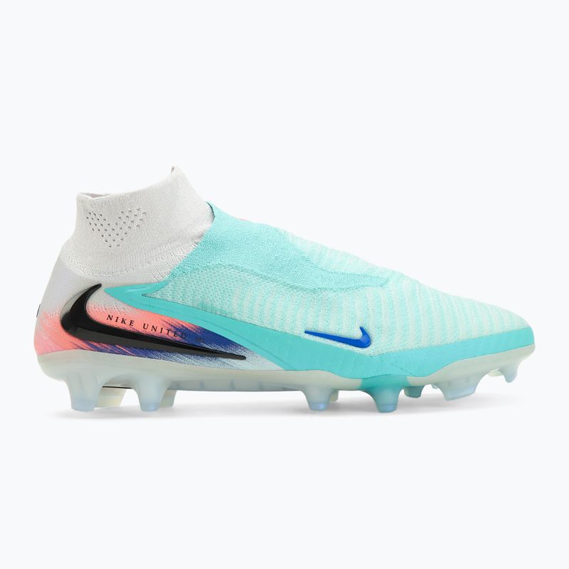Scarpe da calcio uomo Nike United Phantom 6 High Elite FG pistachio frost/hyper orange 2