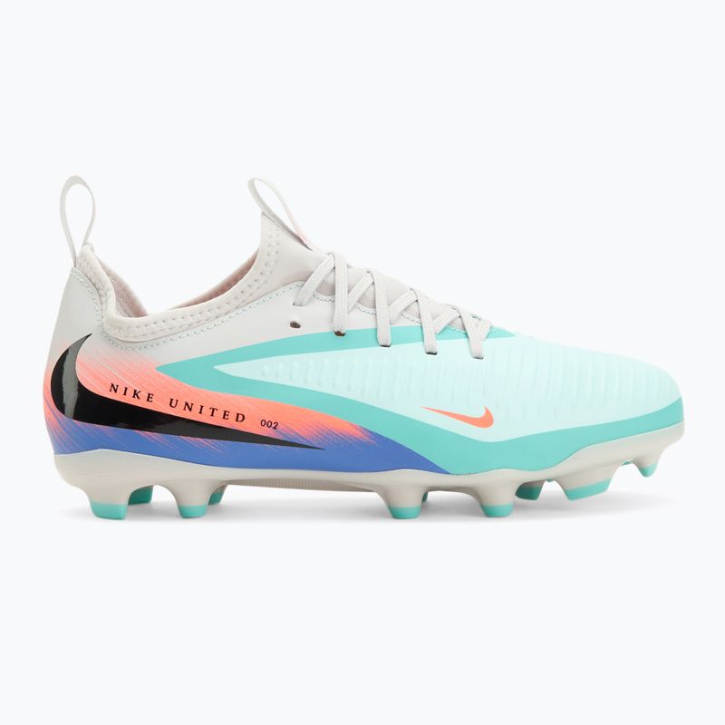 Scarpe da calcio uomo Nike United Phantom 6 Low Academy Jr FG/MG pistachio frost/hyper orange 2