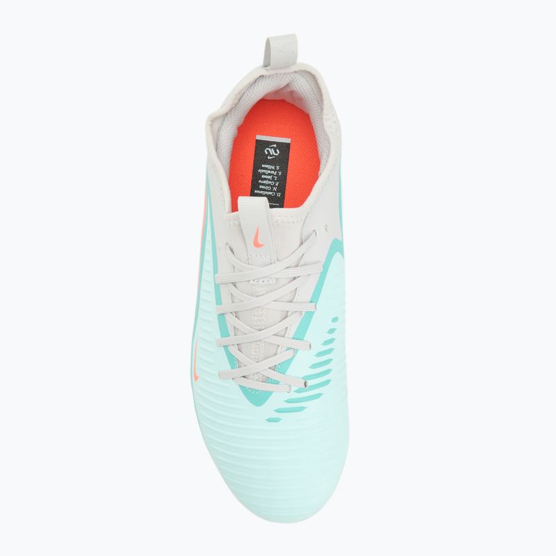 Scarpe da calcio uomo Nike United Phantom 6 Low Academy Jr FG/MG pistachio frost/hyper orange 5