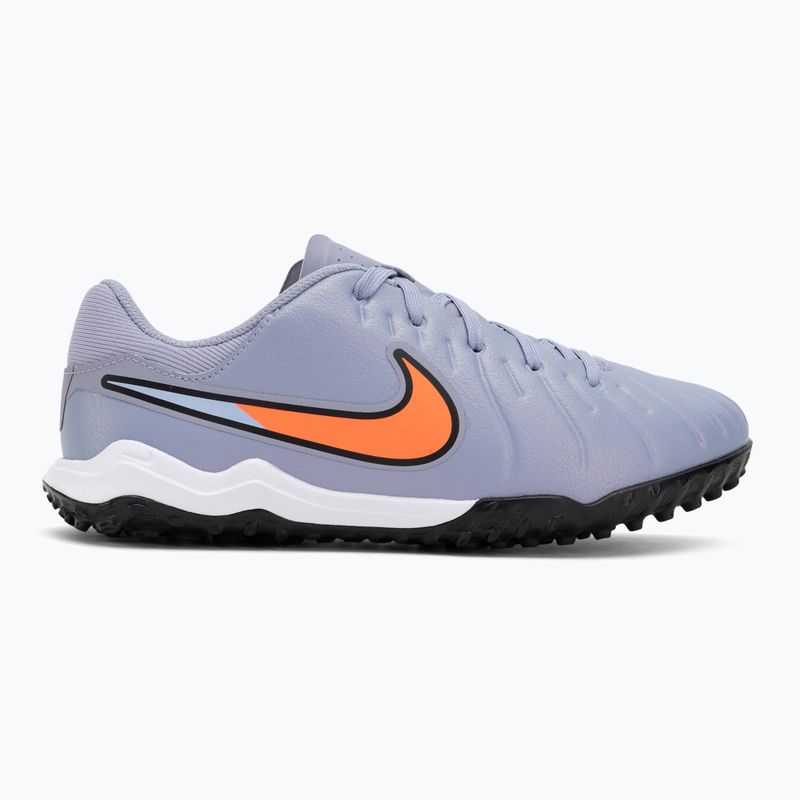 Nike Tiempo Legend 10 Academy TF scarpe da calcio per bambini blu eclissi/nero 2