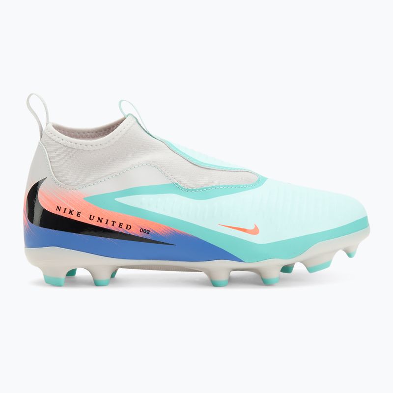 Scarpe da calcio junior Nike United Phantom 6 High Academy Jr FG/MG pistachio frost/hyper orange 2
