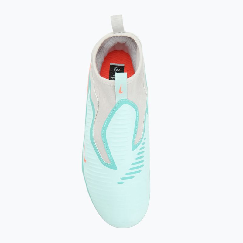 Scarpe da calcio junior Nike United Phantom 6 High Academy Jr FG/MG pistachio frost/hyper orange 5