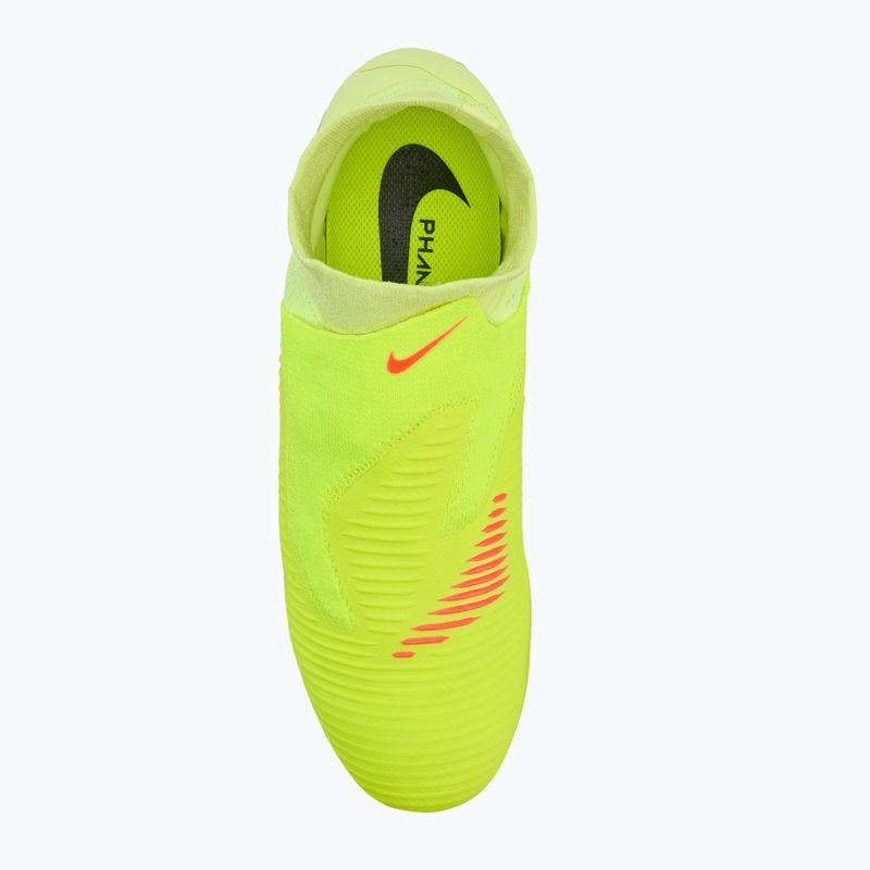Scarpe da calcio uomo Nike Phantom 6 High Pro FG hyper crimson/limelight/black 5