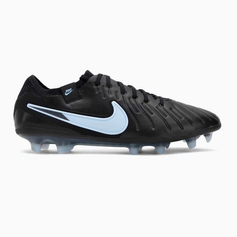 Scarpe da calcio da uomo Nike Tiempo Legend 10 Elite FG nero/nero 2
