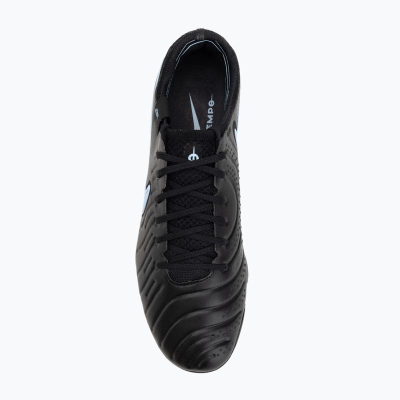 Scarpe da calcio da uomo Nike Tiempo Legend 10 Elite FG nero/nero 5