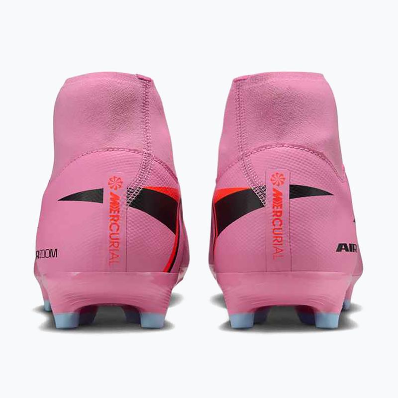 Scarpe da calcio uomo Nike Mercurial Superfly 10 Academy MG magic flamingo/nero/total crimson 4
