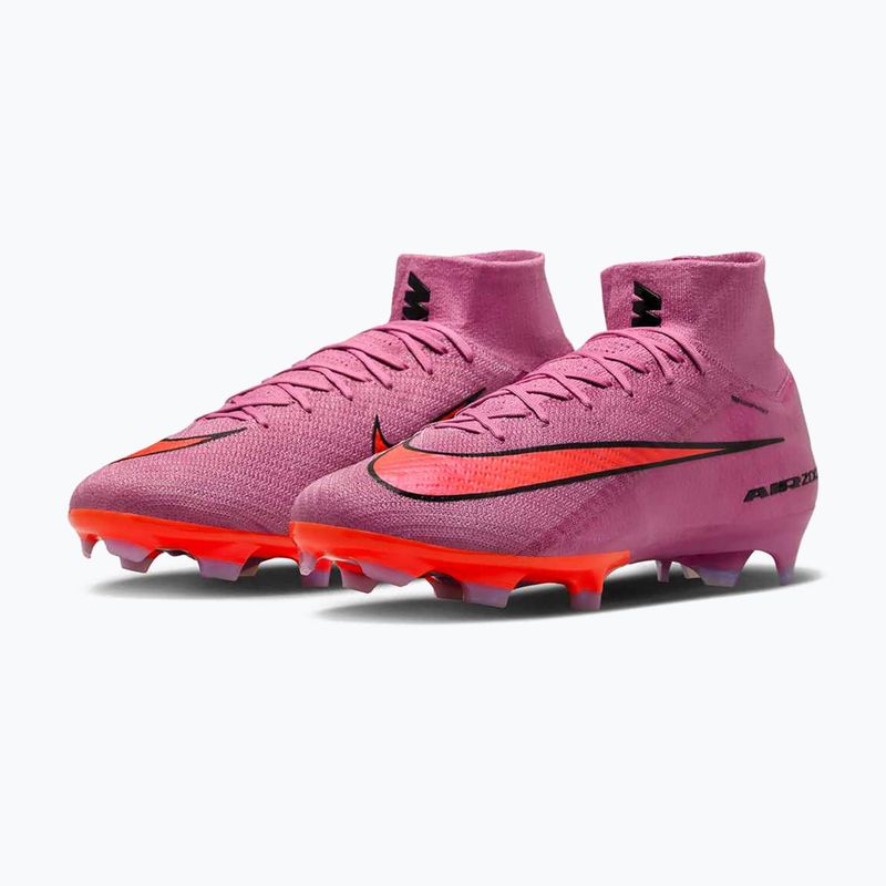 Scarpe da calcio uomo Nike Mercurial Superfly 10 Elite FG magic flamingo/nero/total crimson 3