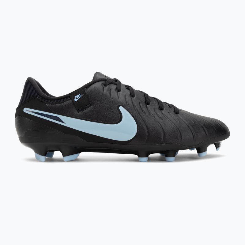 Scarpe da calcio da uomo Nike Tiempo Legend 10 Academy FG/MG nero/nero 2