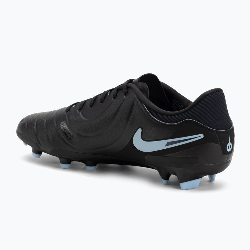 Scarpe da calcio da uomo Nike Tiempo Legend 10 Academy FG/MG nero/nero 3